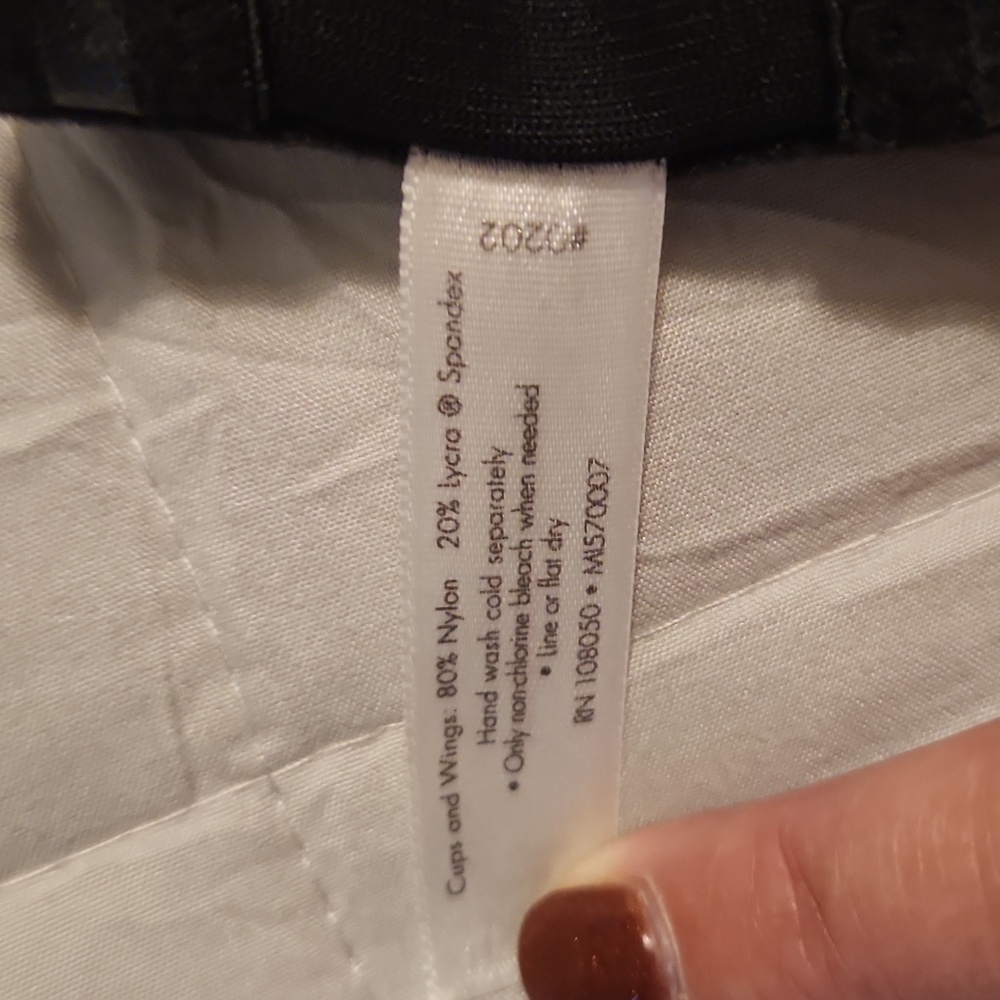 Cacique Elegant Black Strapless Bra 38C - Picture 5 of 5